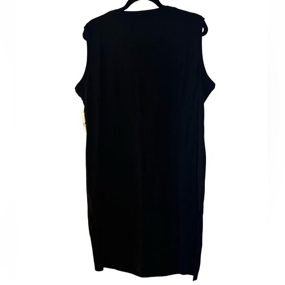 Angel Maternity Sleeveless Black Maternity and Nursing Tie Knot Dress Size XXL - Picture 8 of 8